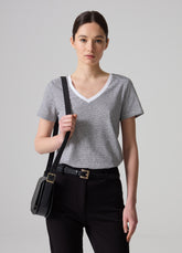 Ovs Contemporary T-Shirt With Thin Stripes